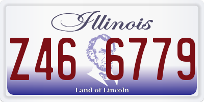 IL license plate Z466779