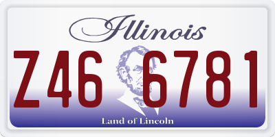 IL license plate Z466781