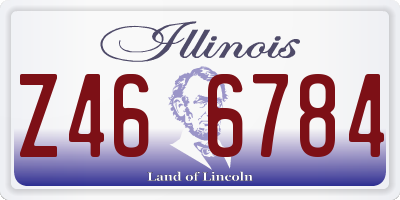 IL license plate Z466784