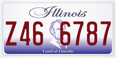 IL license plate Z466787