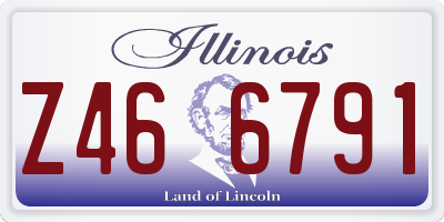 IL license plate Z466791
