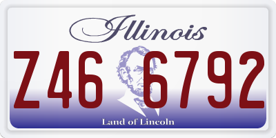 IL license plate Z466792