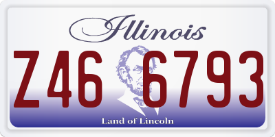 IL license plate Z466793
