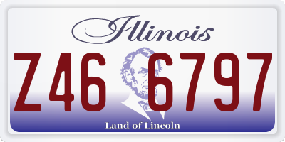 IL license plate Z466797