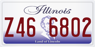 IL license plate Z466802