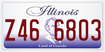 IL license plate Z466803