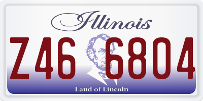 IL license plate Z466804