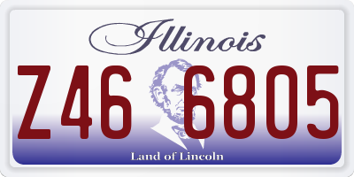 IL license plate Z466805