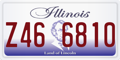IL license plate Z466810