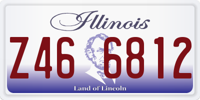 IL license plate Z466812
