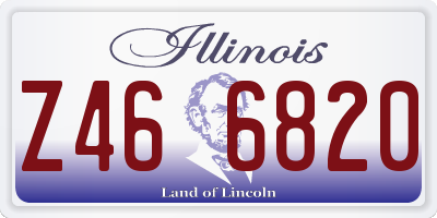 IL license plate Z466820
