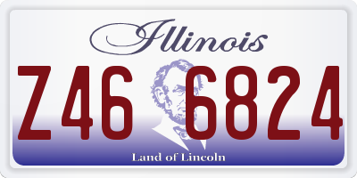IL license plate Z466824
