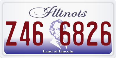IL license plate Z466826
