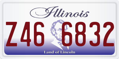 IL license plate Z466832