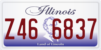 IL license plate Z466837