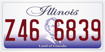 IL license plate Z466839