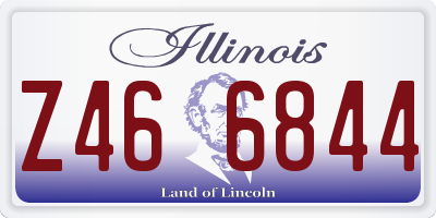 IL license plate Z466844