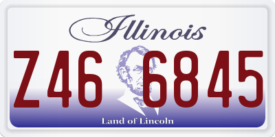 IL license plate Z466845