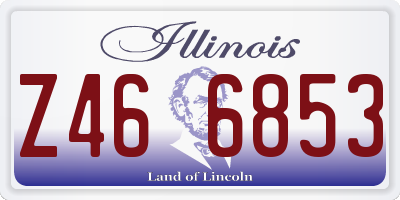 IL license plate Z466853
