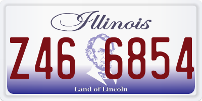 IL license plate Z466854
