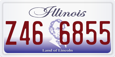 IL license plate Z466855