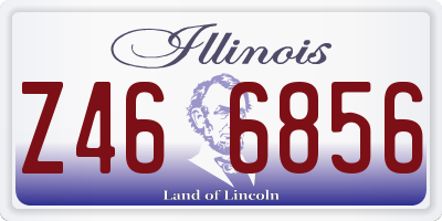 IL license plate Z466856