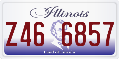 IL license plate Z466857