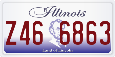 IL license plate Z466863