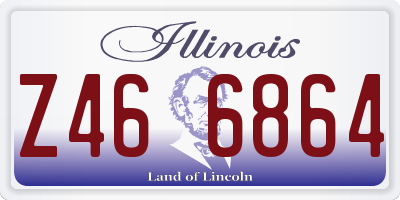 IL license plate Z466864