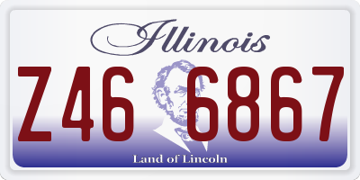 IL license plate Z466867
