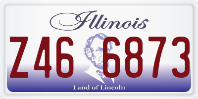 IL license plate Z466873