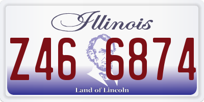 IL license plate Z466874