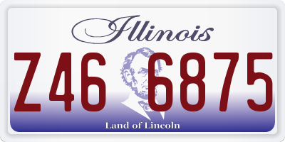 IL license plate Z466875