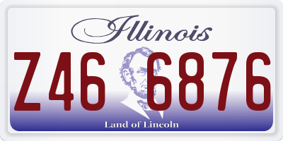IL license plate Z466876
