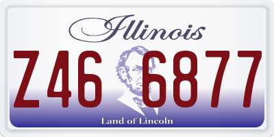 IL license plate Z466877