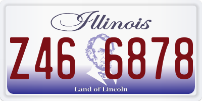 IL license plate Z466878