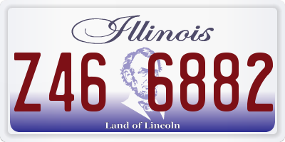 IL license plate Z466882