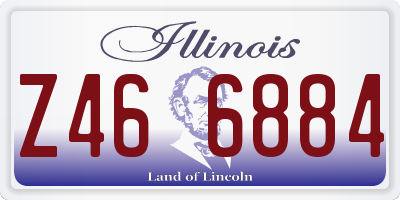 IL license plate Z466884