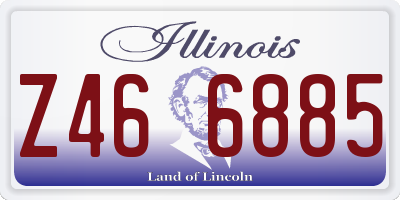 IL license plate Z466885