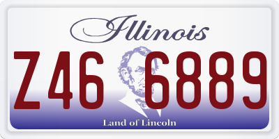 IL license plate Z466889