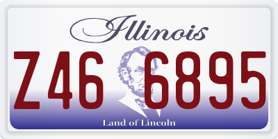 IL license plate Z466895