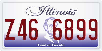 IL license plate Z466899