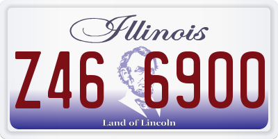 IL license plate Z466900