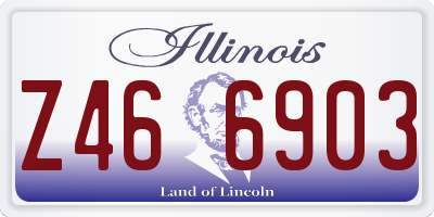IL license plate Z466903