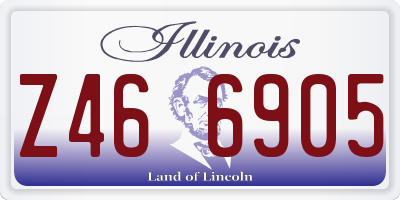 IL license plate Z466905