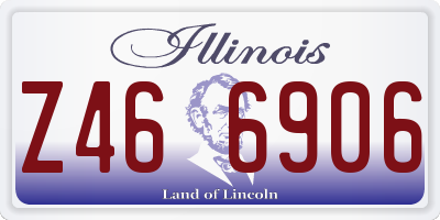 IL license plate Z466906