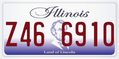 IL license plate Z466910
