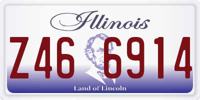 IL license plate Z466914