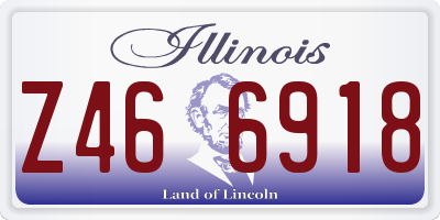 IL license plate Z466918