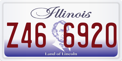 IL license plate Z466920